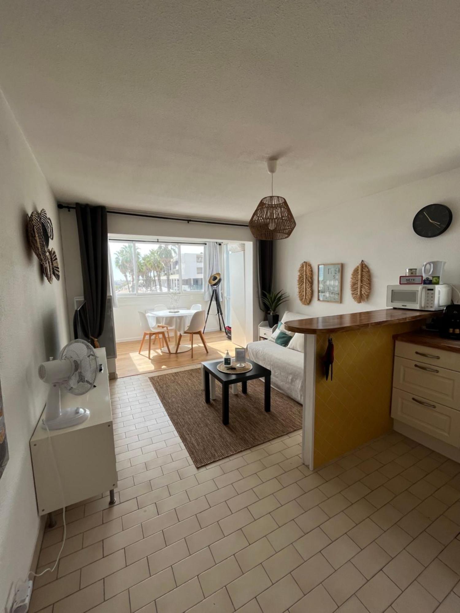 T2 Vue Panoramique Sur Mer Quartier Des Quilles Sète Buitenkant foto