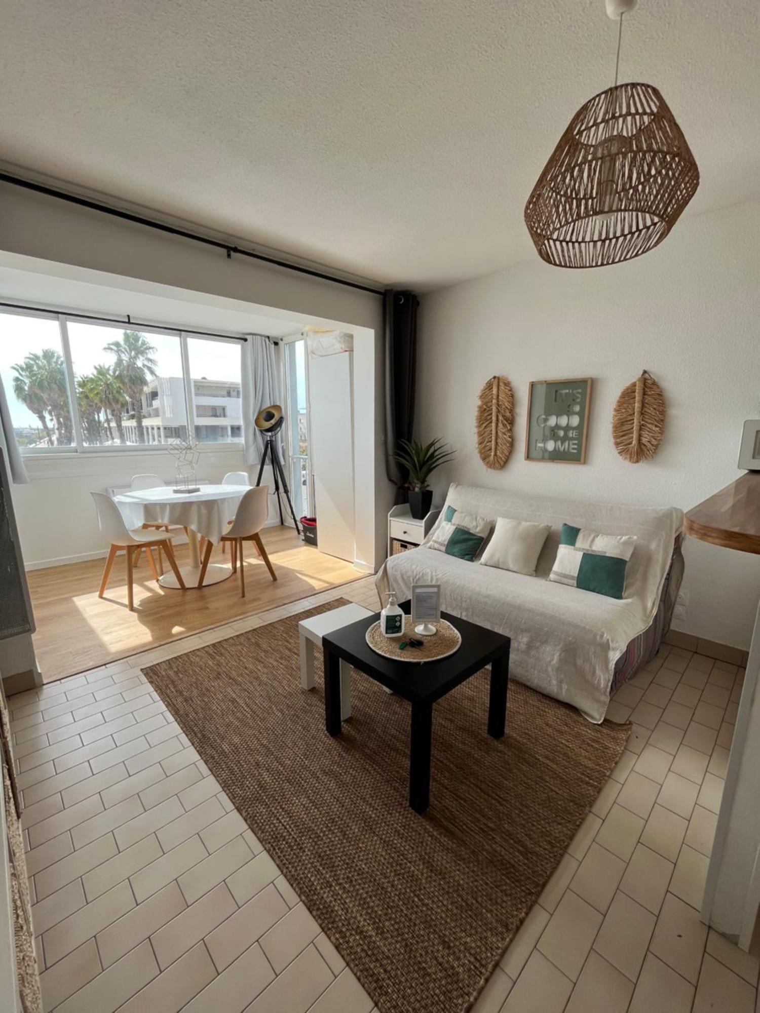T2 Vue Panoramique Sur Mer Quartier Des Quilles Sète Buitenkant foto